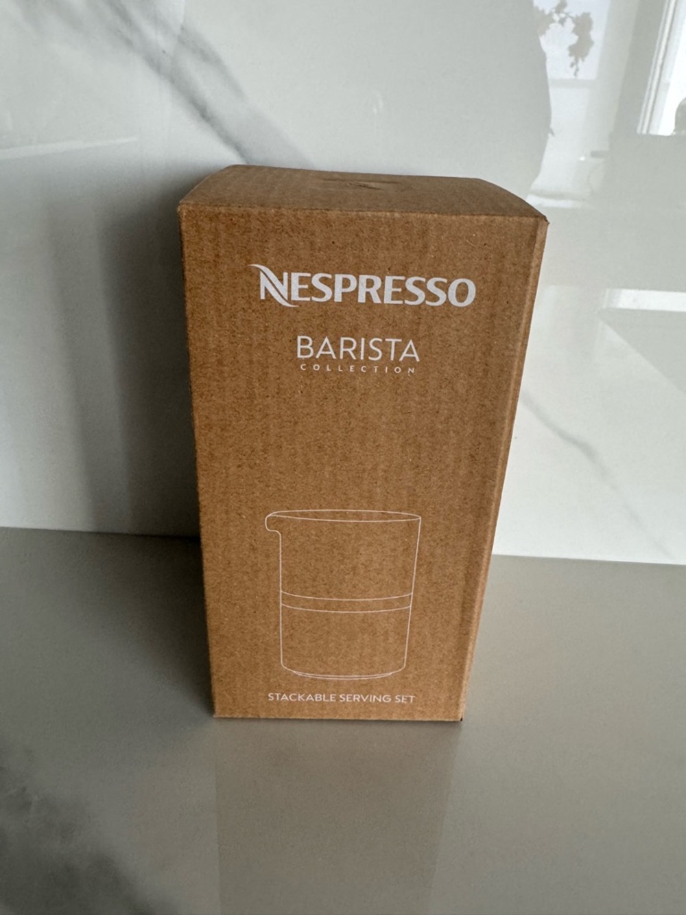 Nespresso Stackable Ceramic Sugar Jar & Milk Jug Set - Picture 2 of 5